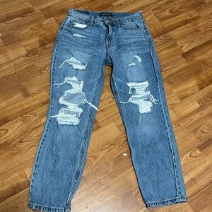 Women’s Aeropostale Ripped Mom Jeans
